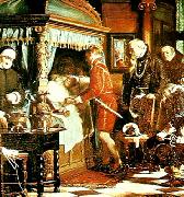 Carl Heinrich Bloch den sjuttonarige christian tar emot nycklarna till riksregalievalvet av den doende niels kaas Germany oil painting artist